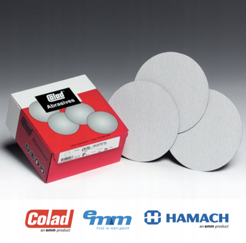 Krążki ścierne papier COLAD P800 150mm /100szt