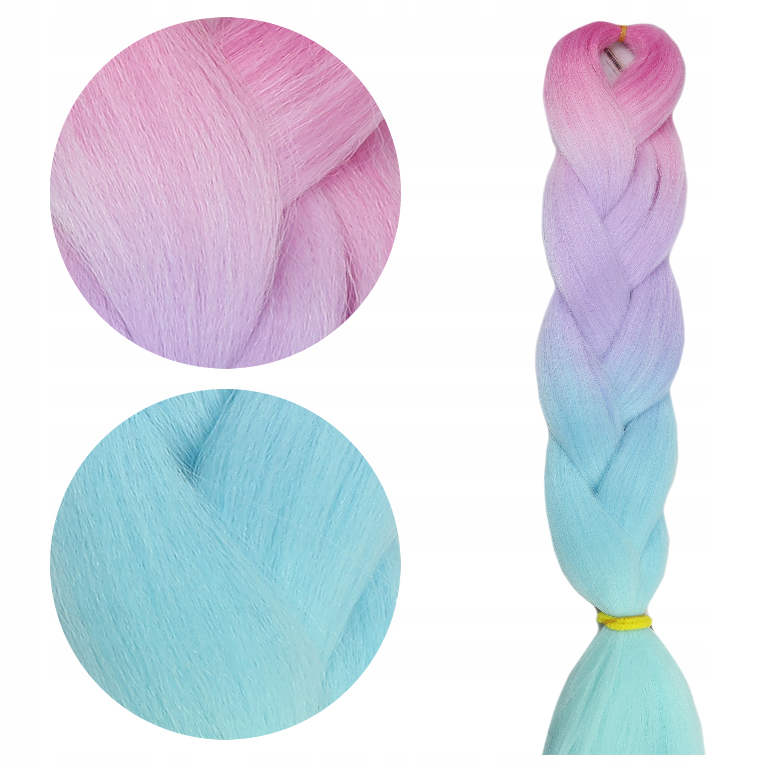 

Pasma syntetyczne Włosy kolorowe warkocze dredy