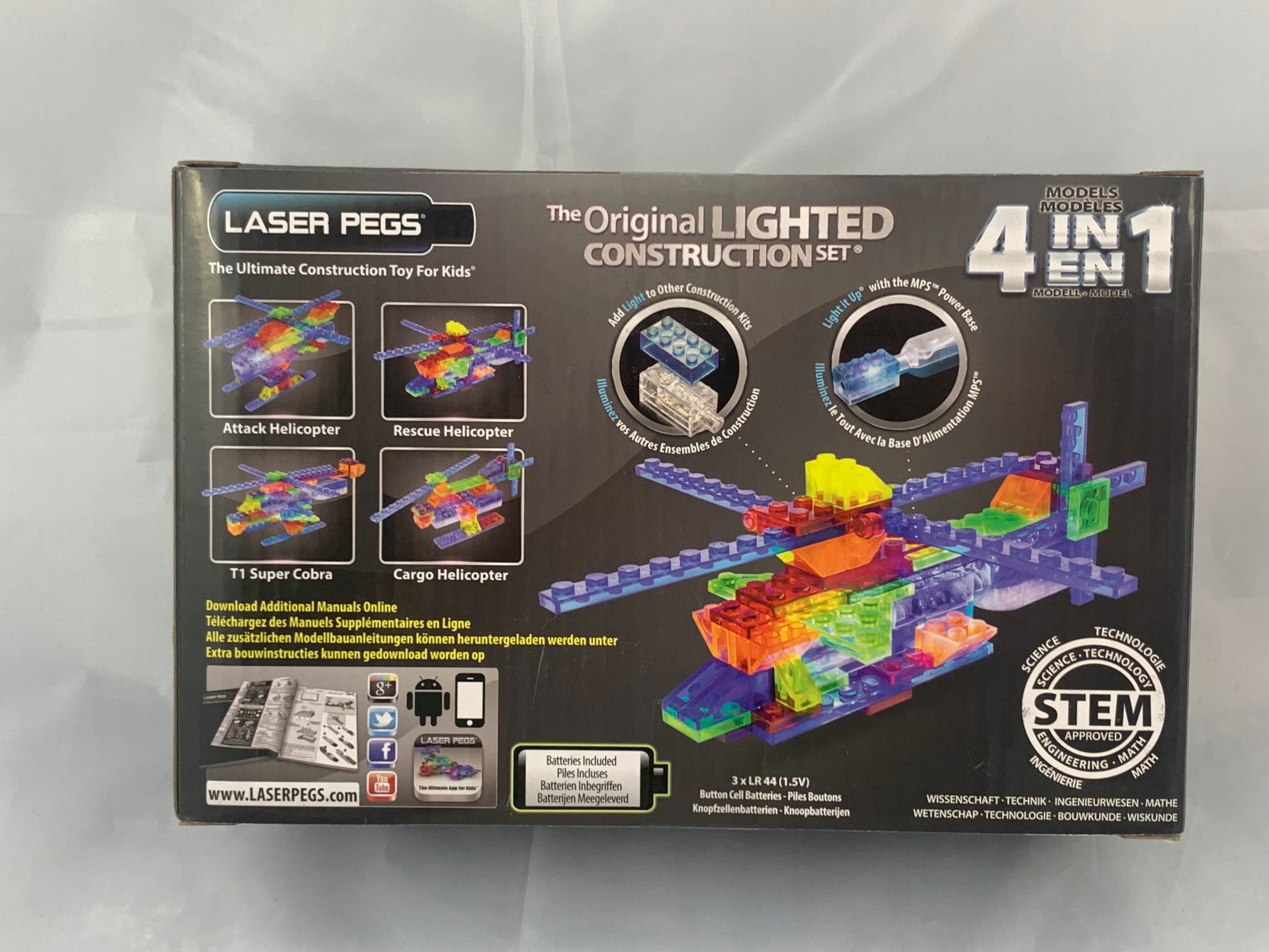 Klocki konstrukcyjne Laser Pegs 4 in 1 Helicopter EAN (GTIN) 5025599020128