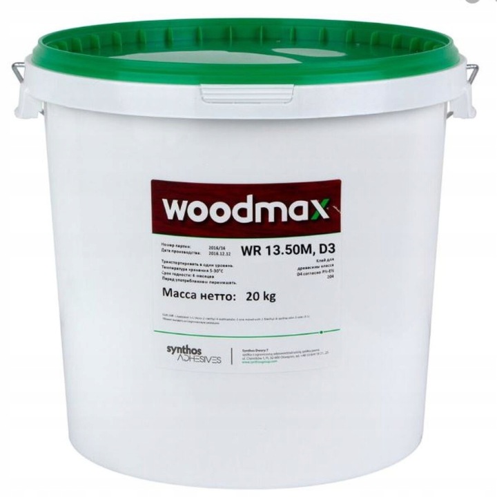 Woodmax Klej Do Drewna Wr 13.50 Klasa M D3 20KG