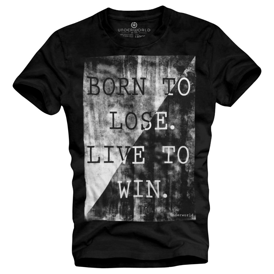 

T-shirt męski Underworld Born to lose live to win
