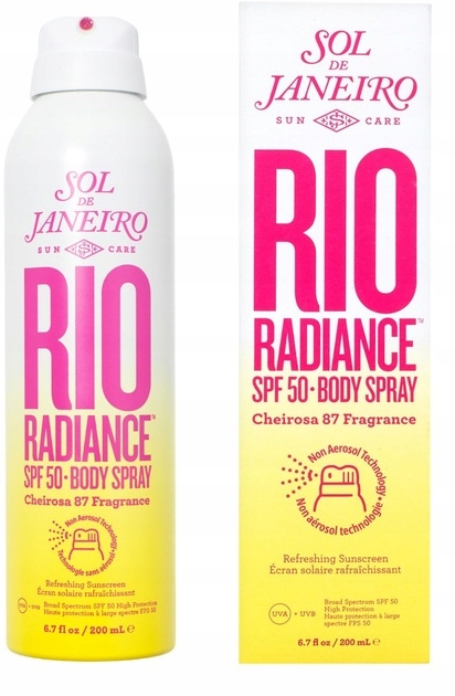 Sol de Janeiro Rio Radiance Tělový sprej SPF50 200 ml Osvěžující