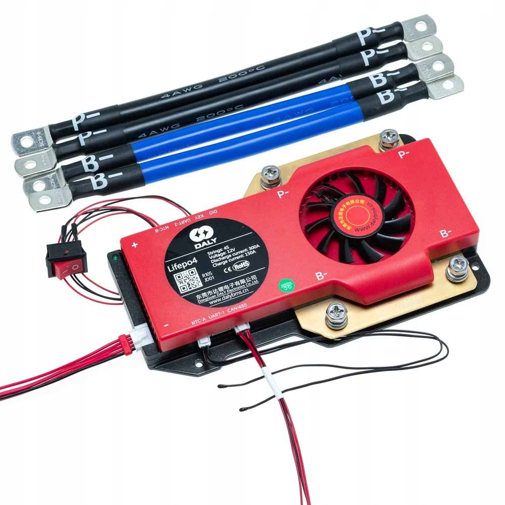 Modul Smart Bms 4S 300A LiFePO4 Balanser-S Bt, WiFi