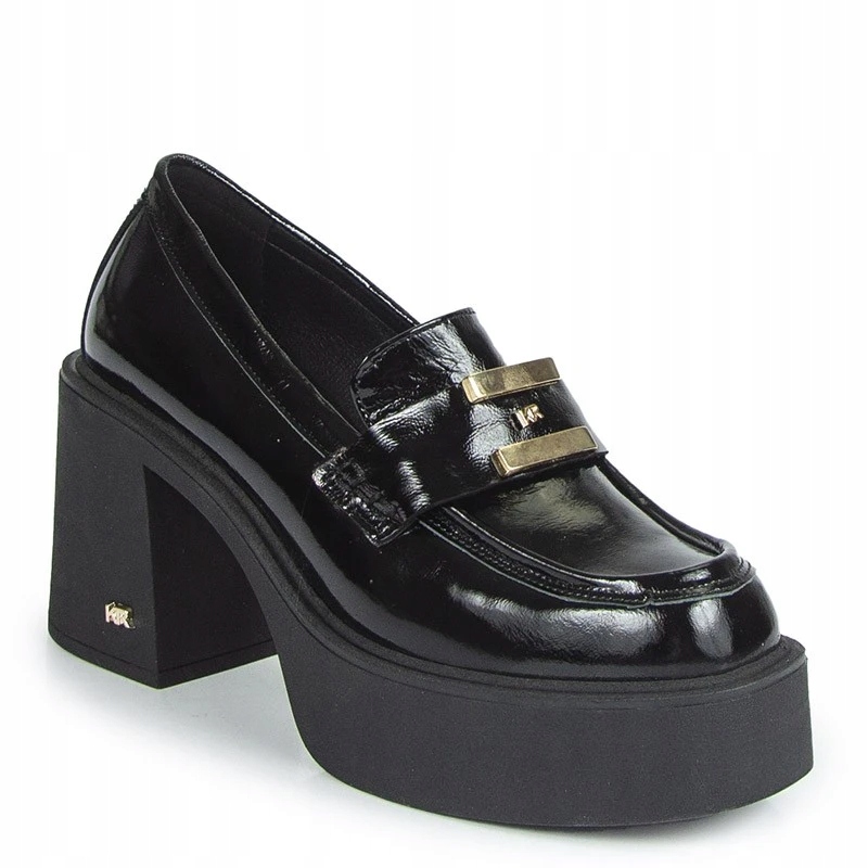 Karino 5239 Černé Kožené Lodičky Mokasíny 40