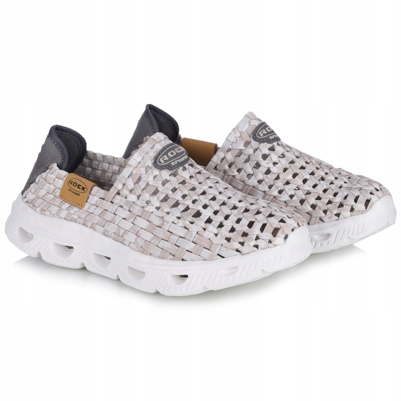 Dámské polobotky Rock Spring South Island Perena Beige béžové gumičky VEL.38