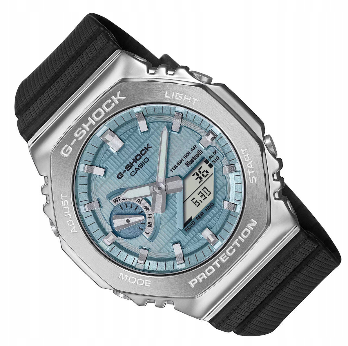 Hodinky Casio G-shock G-steel Bluetooth Solární Baterie GBM-2100 -1A2ER