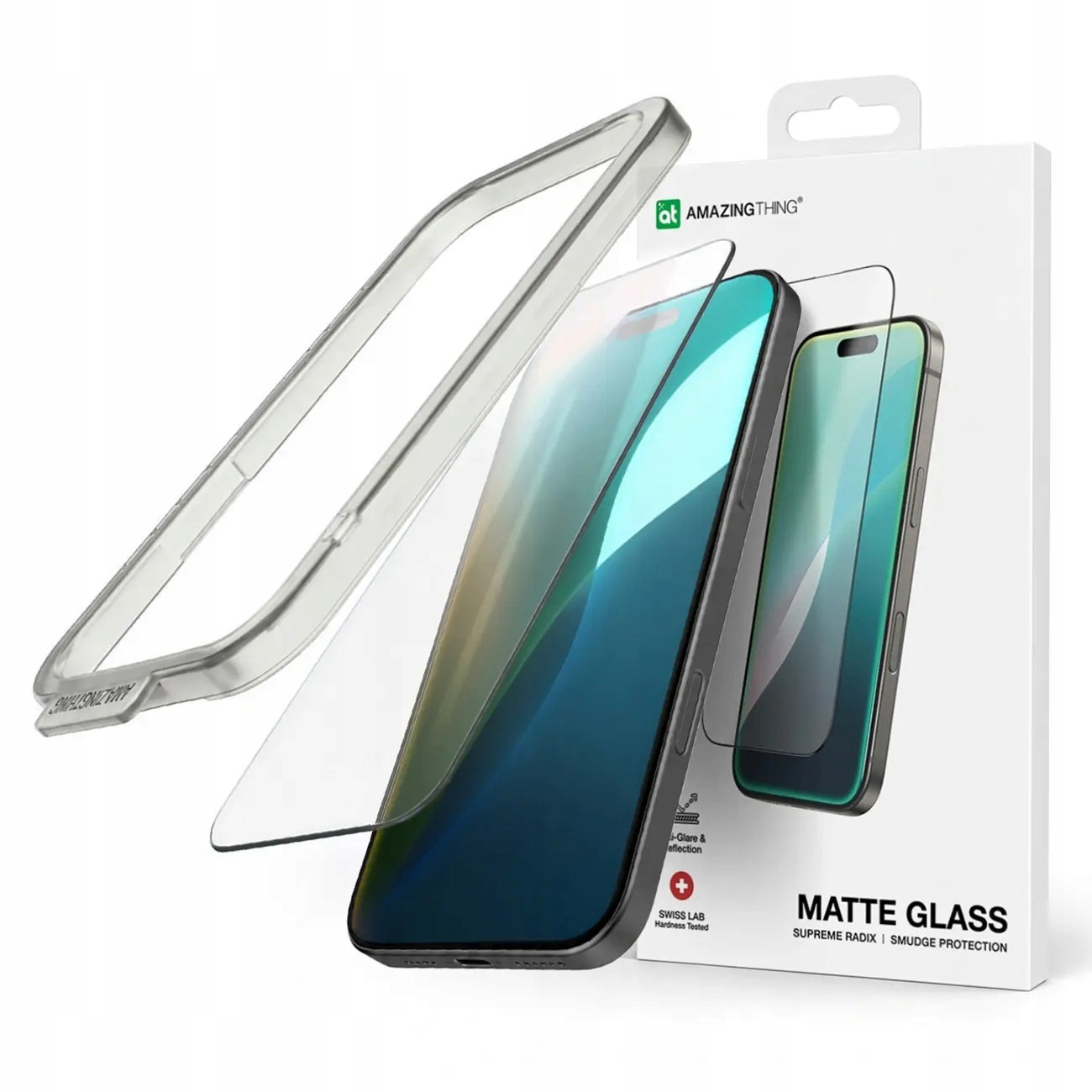 Szkło hartowane Amazingthing Radix Matte Glass matowe do iPhone 16