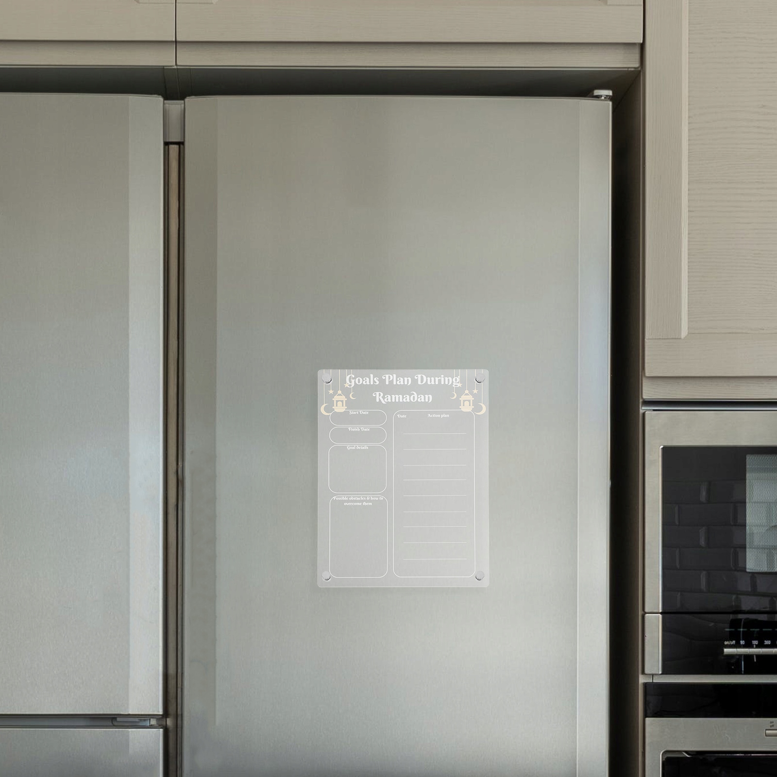 TYGODNIOWA TABLICA PLANERA MENU TABLICA HARMONOGRAMU KASOWALNA Rozmiar inny