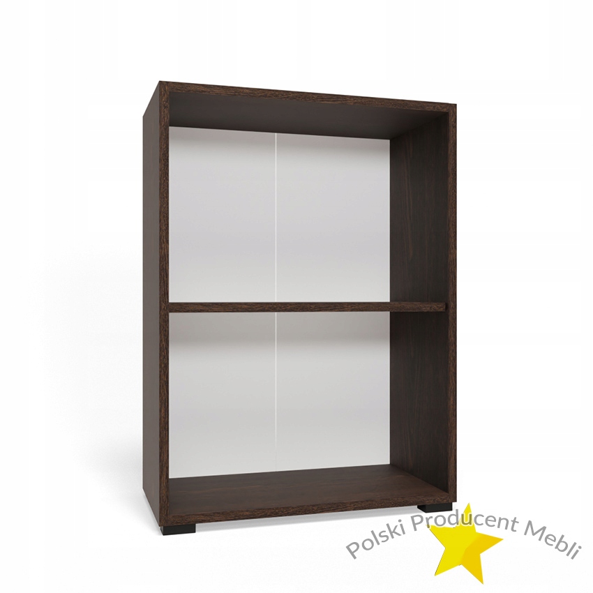 REGAŁ 60 KSIĄŻKI SEGREGATORY WENGE PŁYTA 18 mm