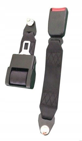 PAS BEZPIECZENSTWA 2 PUNKTOWY Z KLAMRĄ