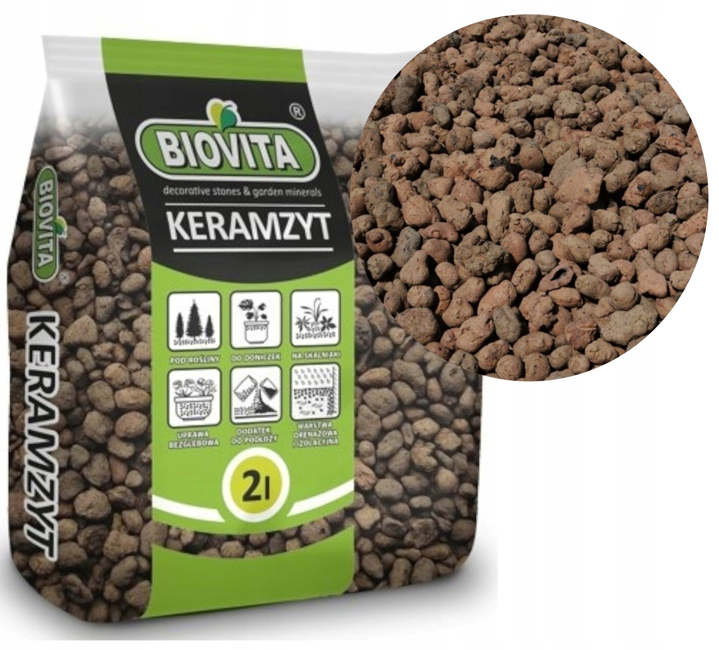 

Keramzyt 2L Ogrodniczy 8-16mm Biovita