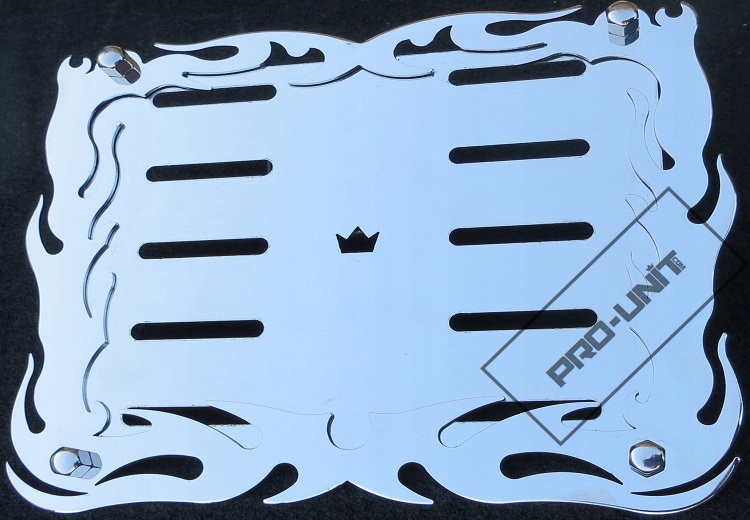 RAMKA POD TABLICĘ REJESTRACYJNĄ PŁOMIENIE