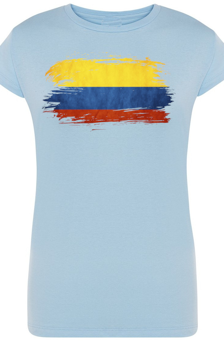 

Kolumbia Damski Modny T-Shirt Nadruk Rozm.S