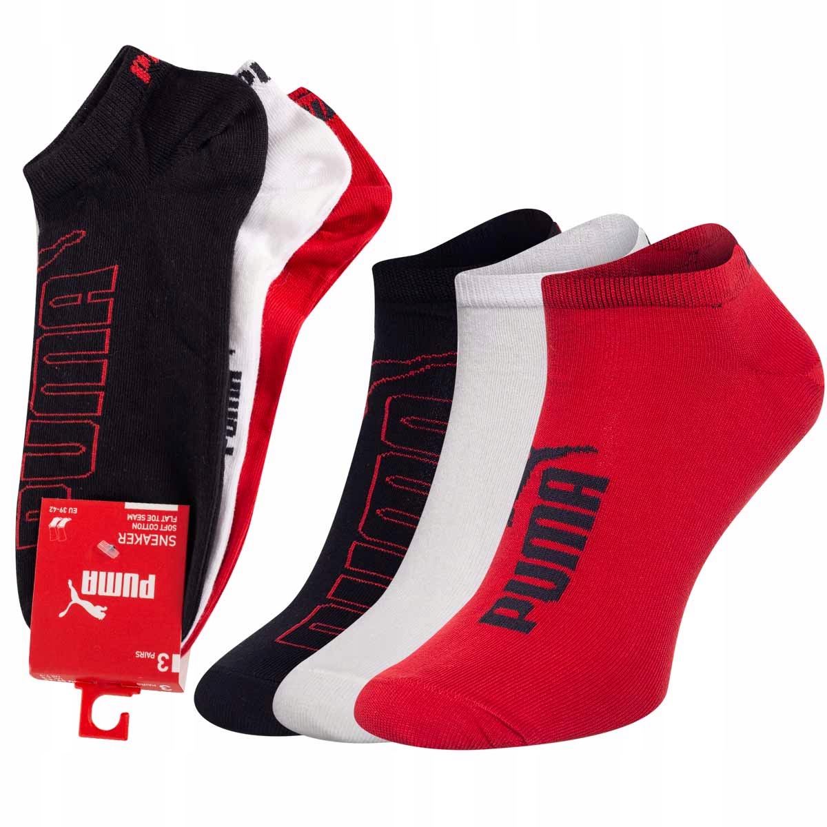 

Puma Skarpety Skarpetki Stopki 3 Pary r.39-42