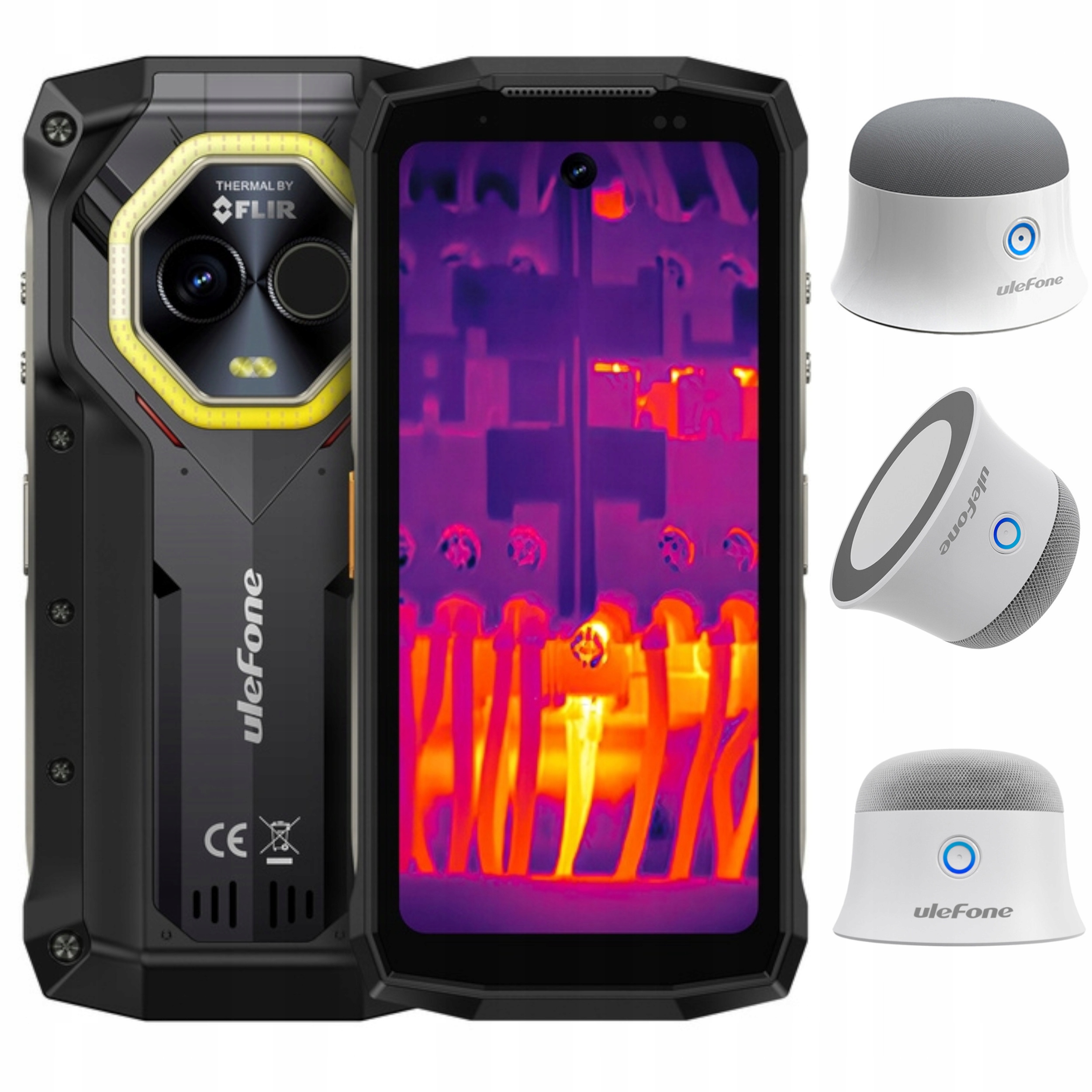 Pancerny Smartfon Ulefone Armor Mini 20T Pro 8GB/256GB Termowizja Głośnik