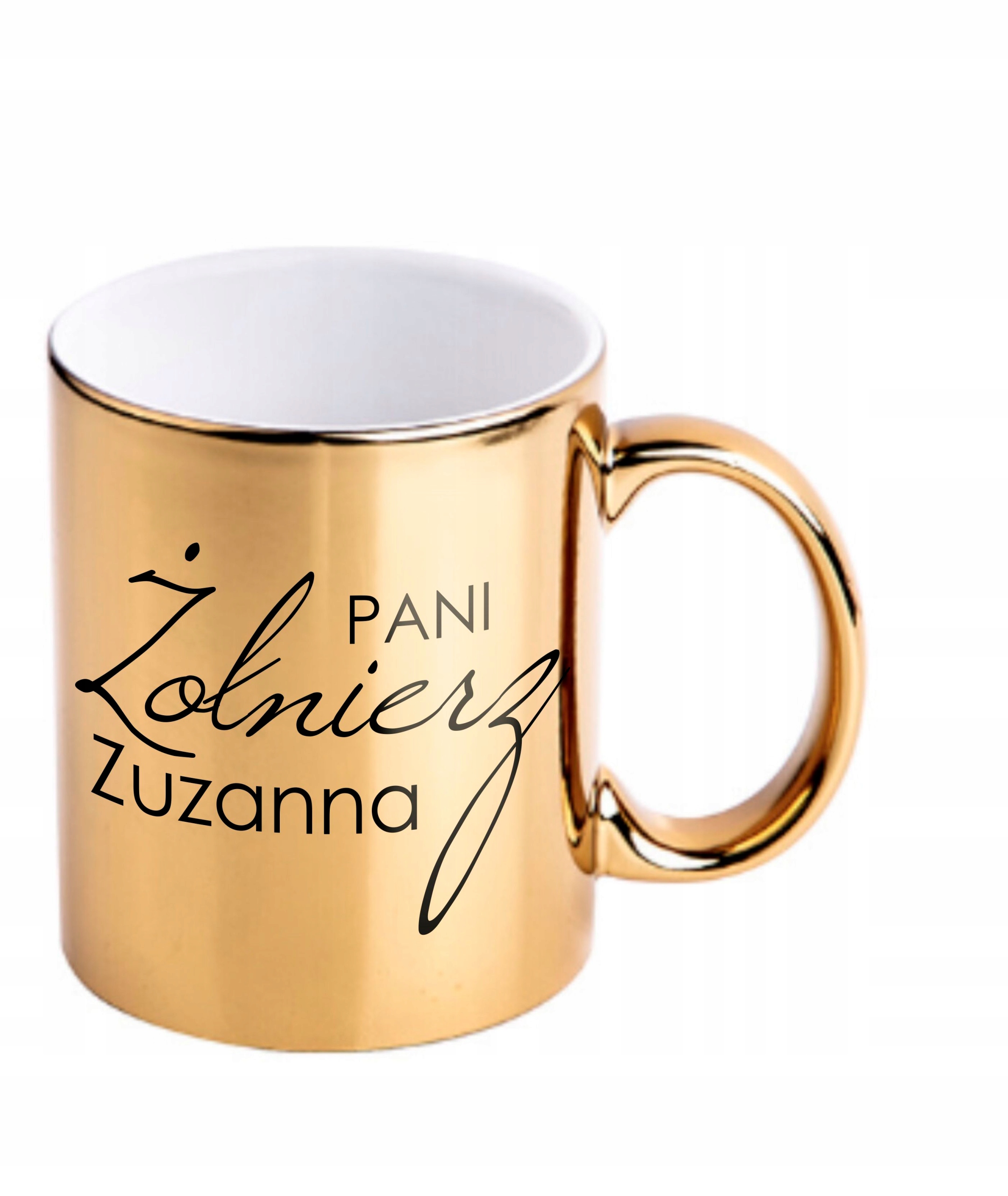 

Kubek Złoty Dla Pani Żołnierz Kobieta