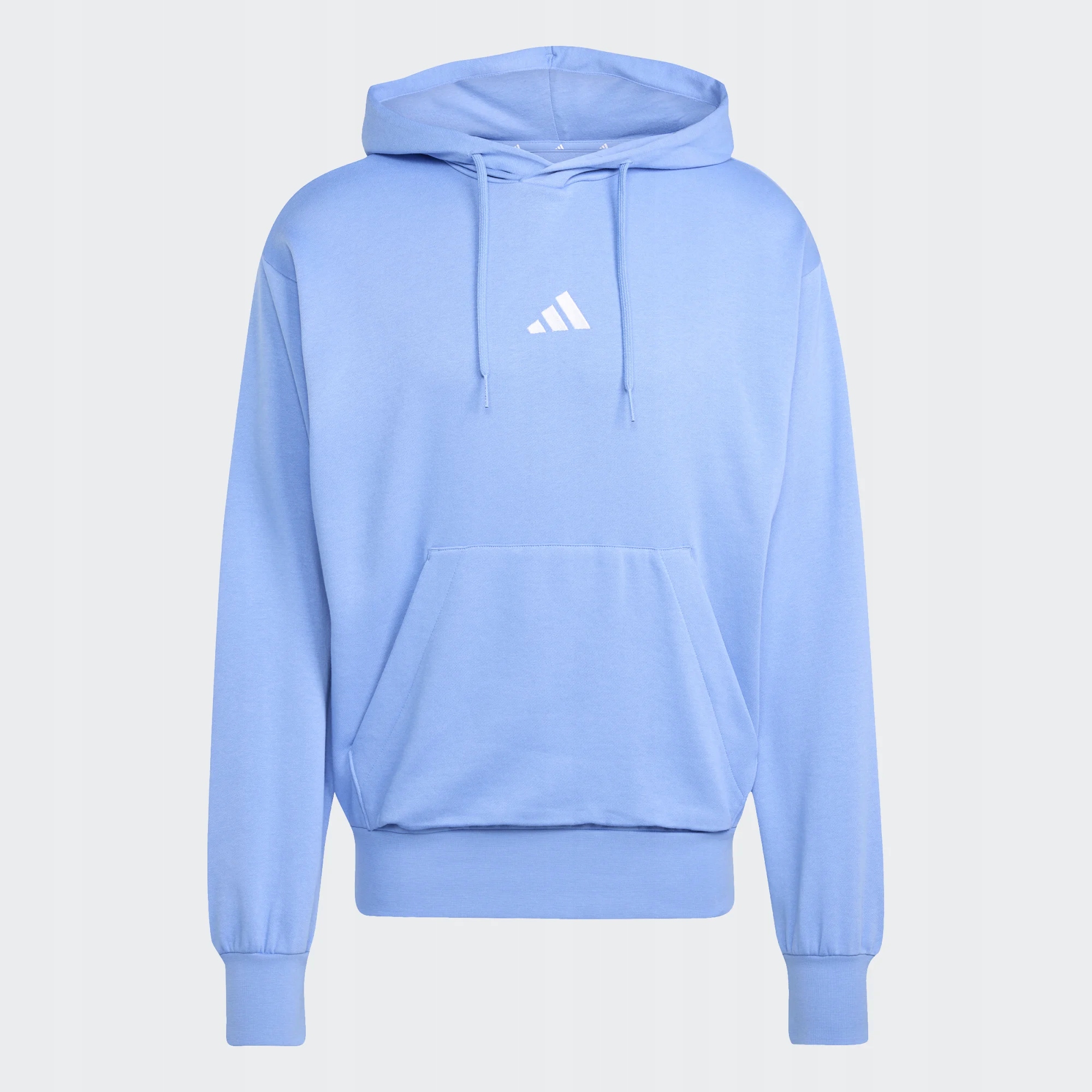 Adidas Pánská Mikina S Kapucí Modrá bavlněná tepláková mikina JX3312 Vel. XL