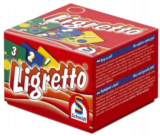 

Ligretto czerwone Gra Karciana Stara Edycja