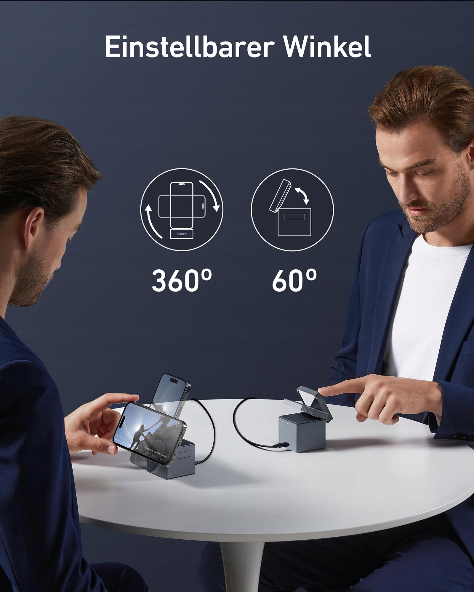 ANKER Stacja Ładowania 3w1 MagSafe iPhone Apple Watch AirPods 15W — miniatura 6