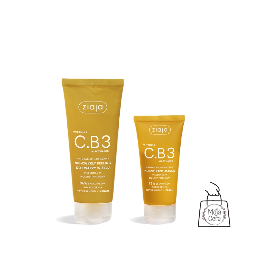 

Ziaja zestaw witamina C.B3 peeling+maska do twarzy