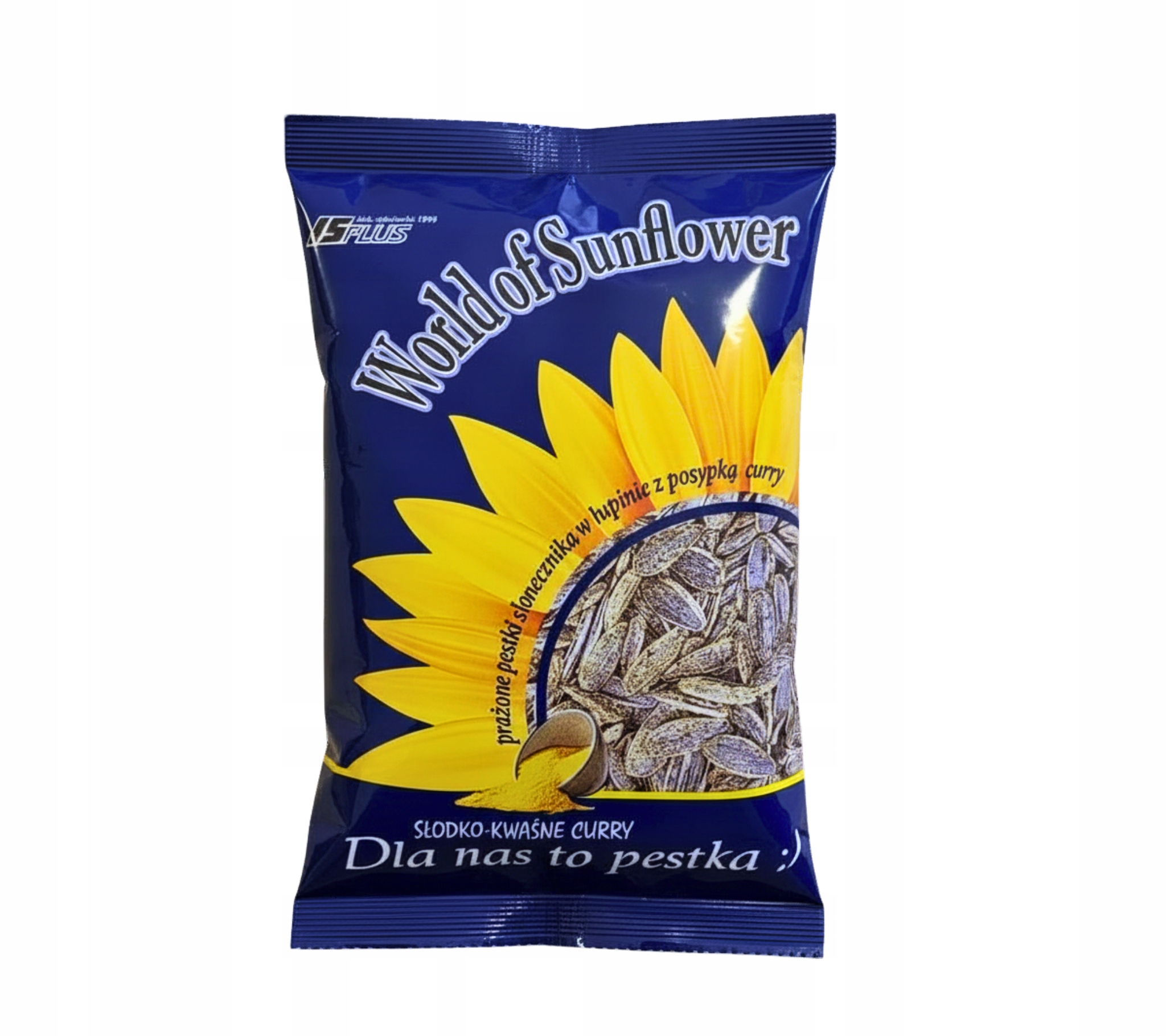 Słonecznik prażony 120g z przyprawą Curry 20 szt. 2 Gratis!