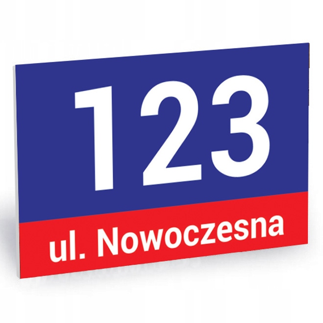 

tabliczka tablica adresowa numer domu 32x21