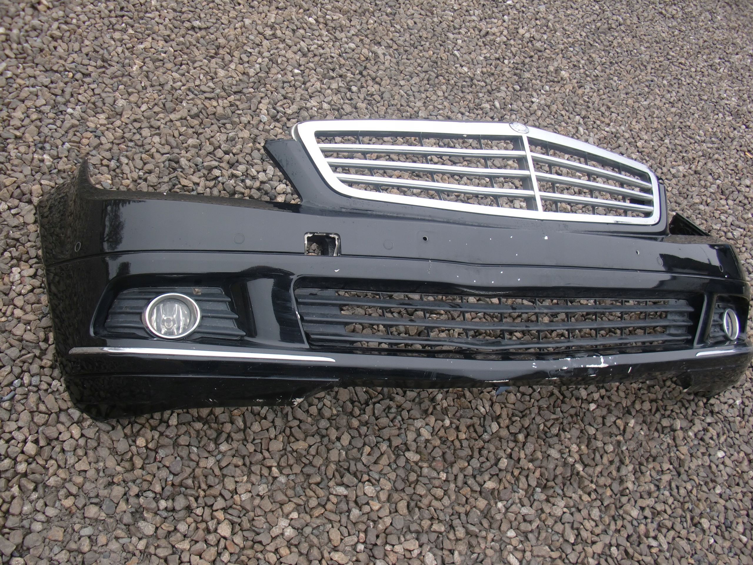 MERCEDES C W204 bumper front front black PDC