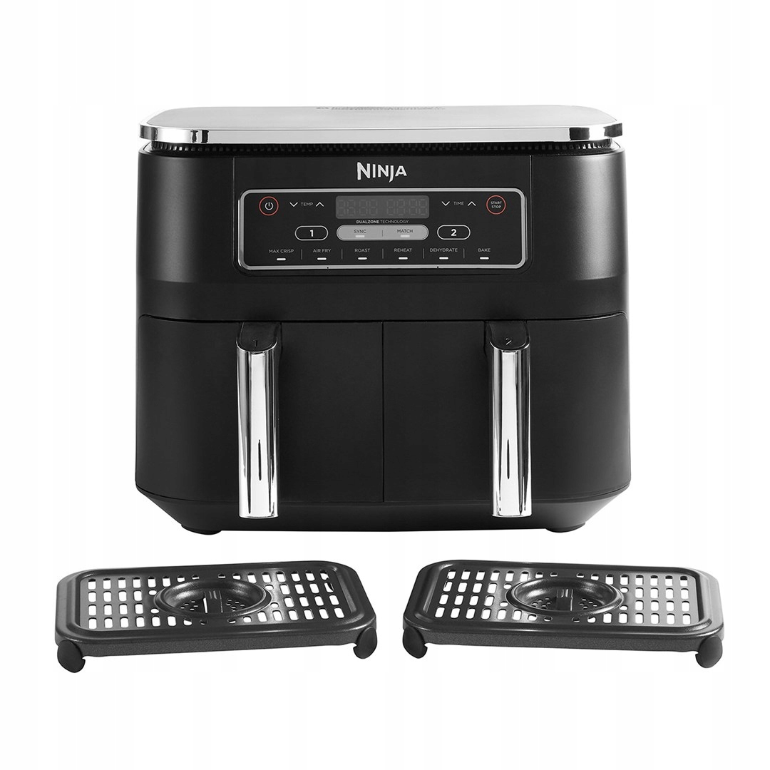 Frytkownica Beztłuszczowa Airfryer Smart Ninja Podwójny Kosz X2 Posiłki