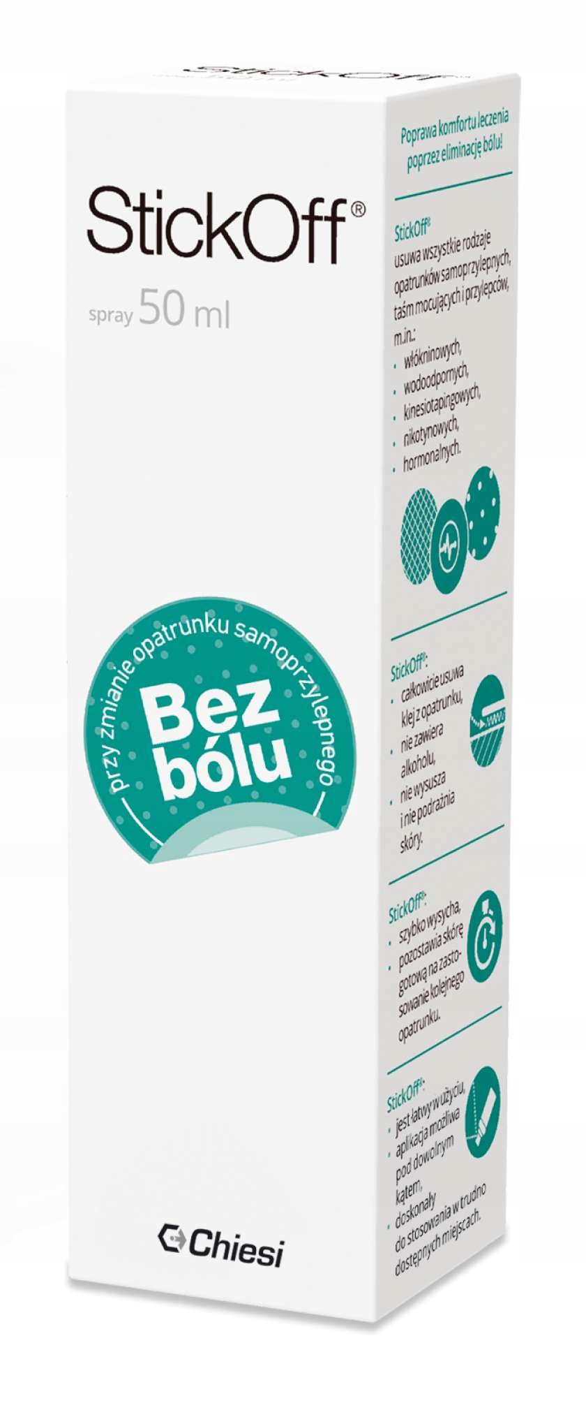

Stick Off spray 50 ml usuwanie plastrów opatrunków