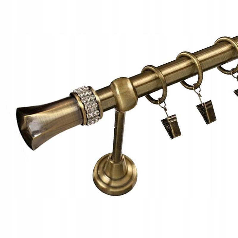 

Karnisz na firankę 300 cm z kryształkami 19 mm