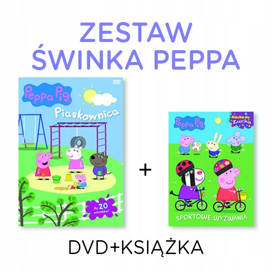 

Świnka Peppa Piaskownica Pepa DVD Pl+ Książeczka