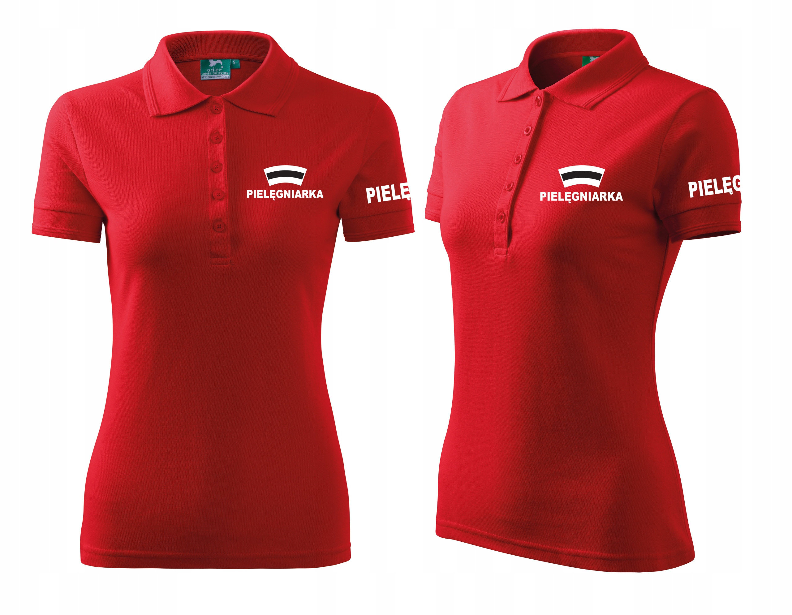 

damska koszulka polo Pielęgniarka czepek XL