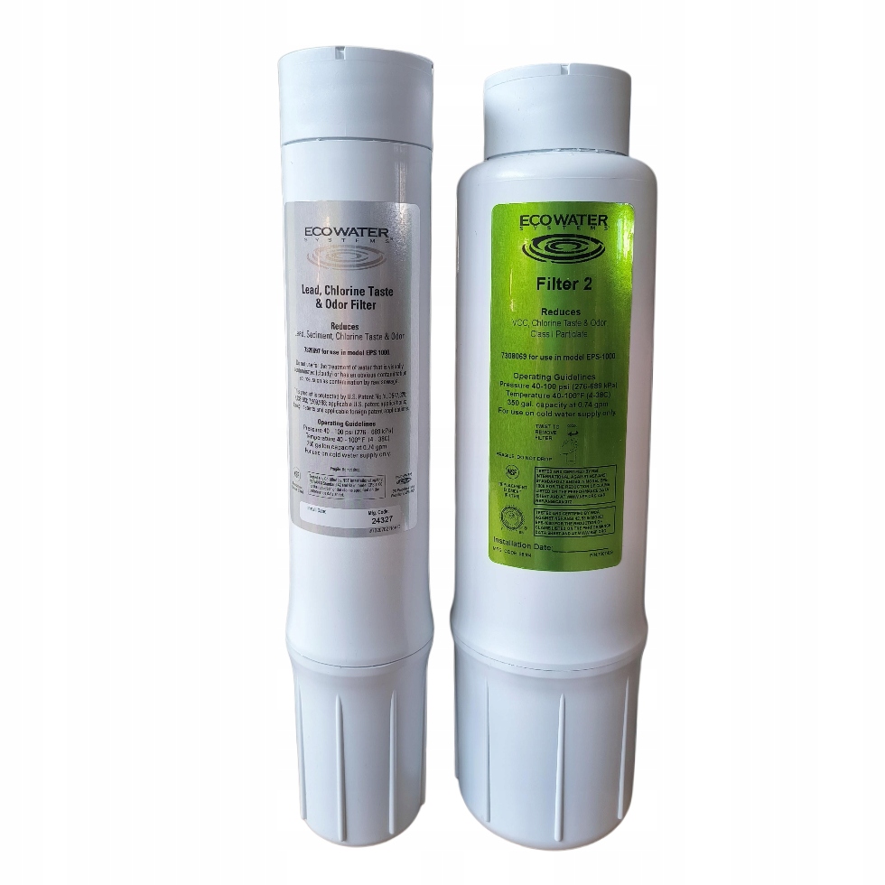 Zestaw wkładów do filtra Ecowater EPS-1000