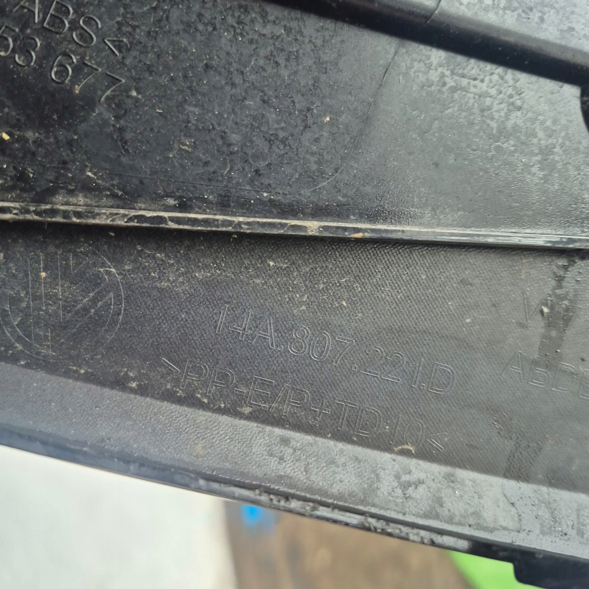 VW ID 7 ID.7 23-> bumper front front PDC