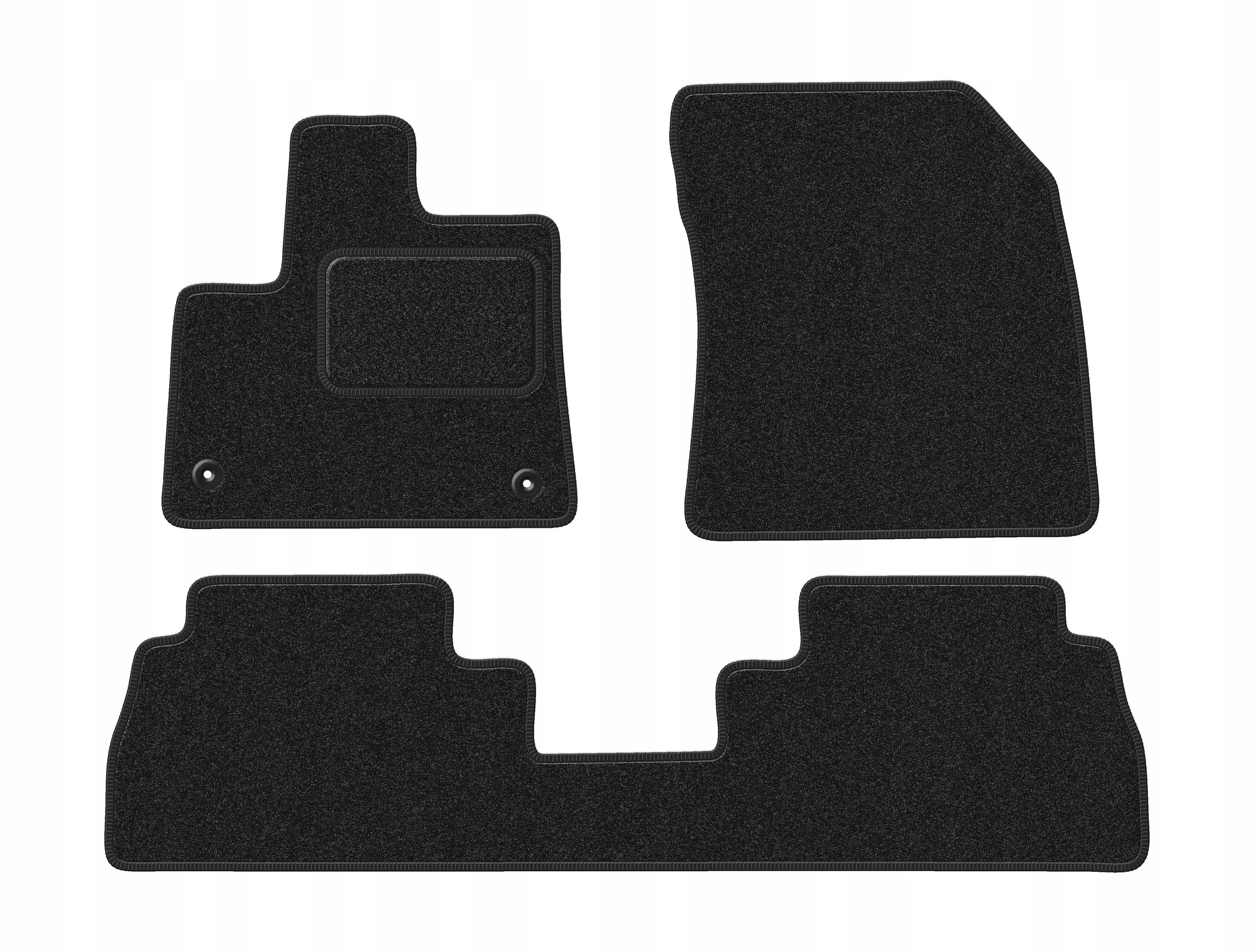 Autokoberce velurové pro Citroen Rifter kombivan (2018-)