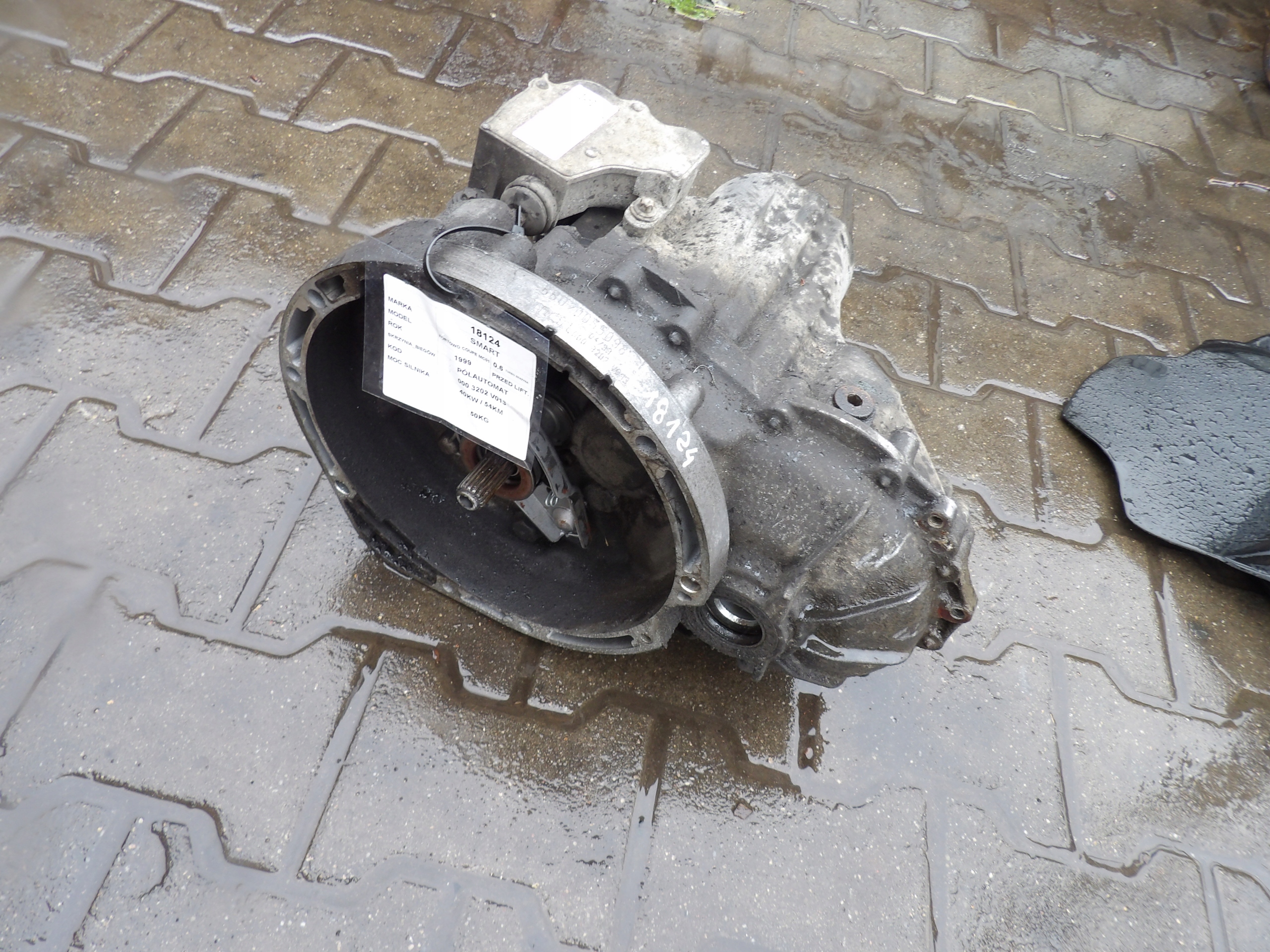 Smart Fortwo MC01 0,6B 40KW 54KM getriebe 0003203V013