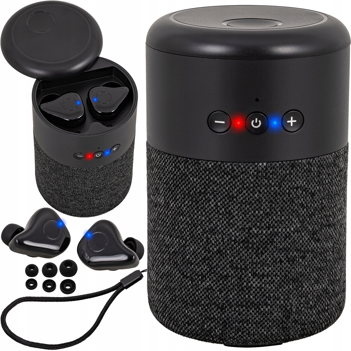 

Głośnik Bluetooth Bezprzewodowy +słuchawki 2w1 Usb