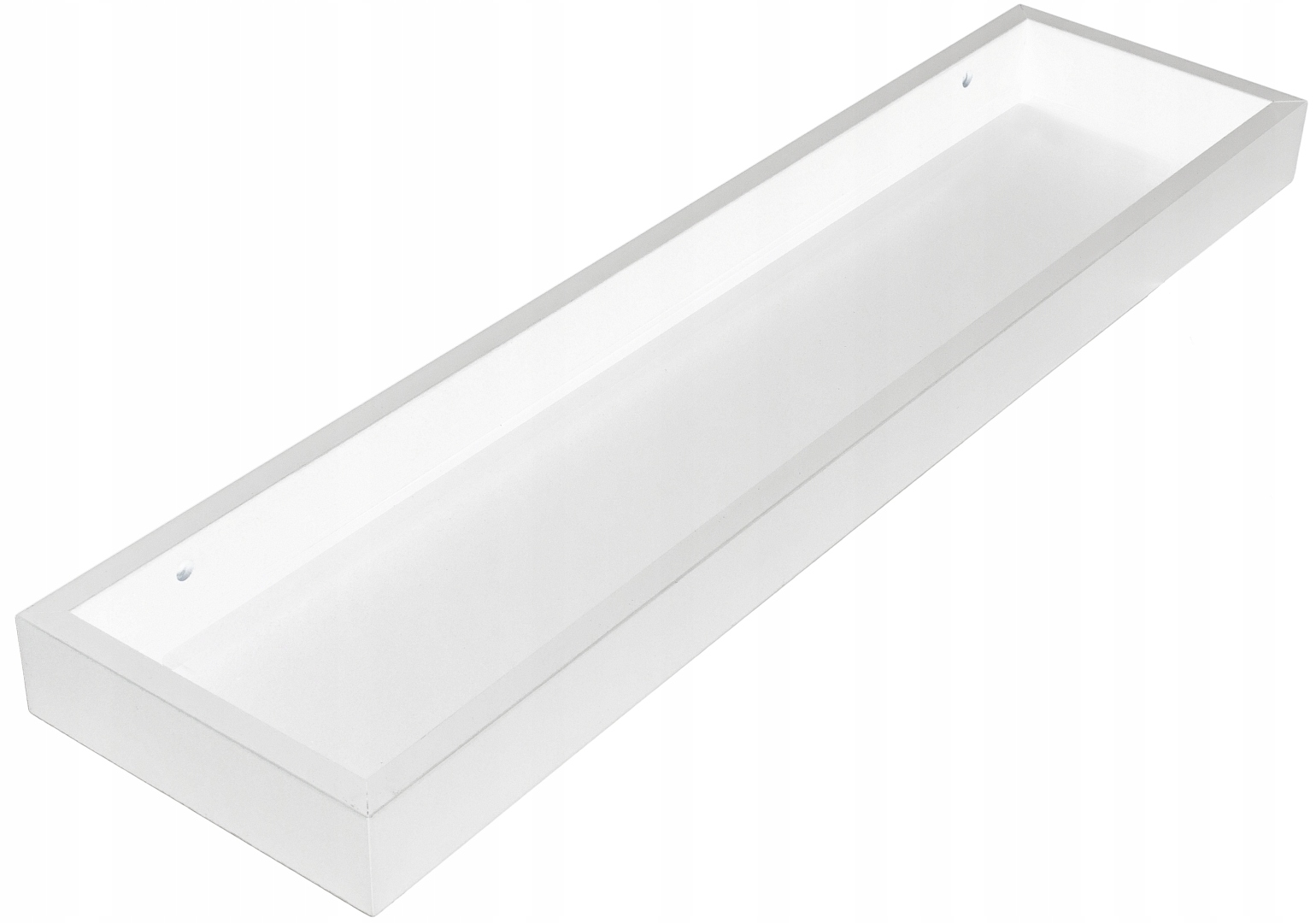 

Półka Ścienna Wisząca Głeboka Ozdobna Biała 60 CM