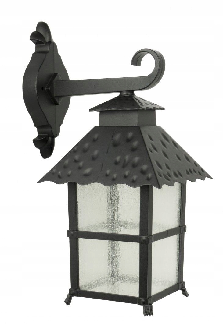 Zahradní osvětlení ve vintage středověkém stylu se stříškou Cadiz 60W