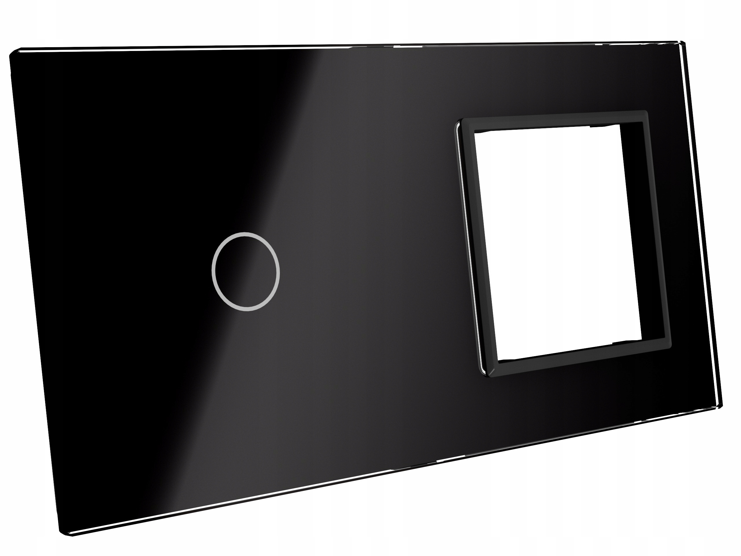 Ramka pojedyncza Livolo czarny Rodzaj pojedyncza