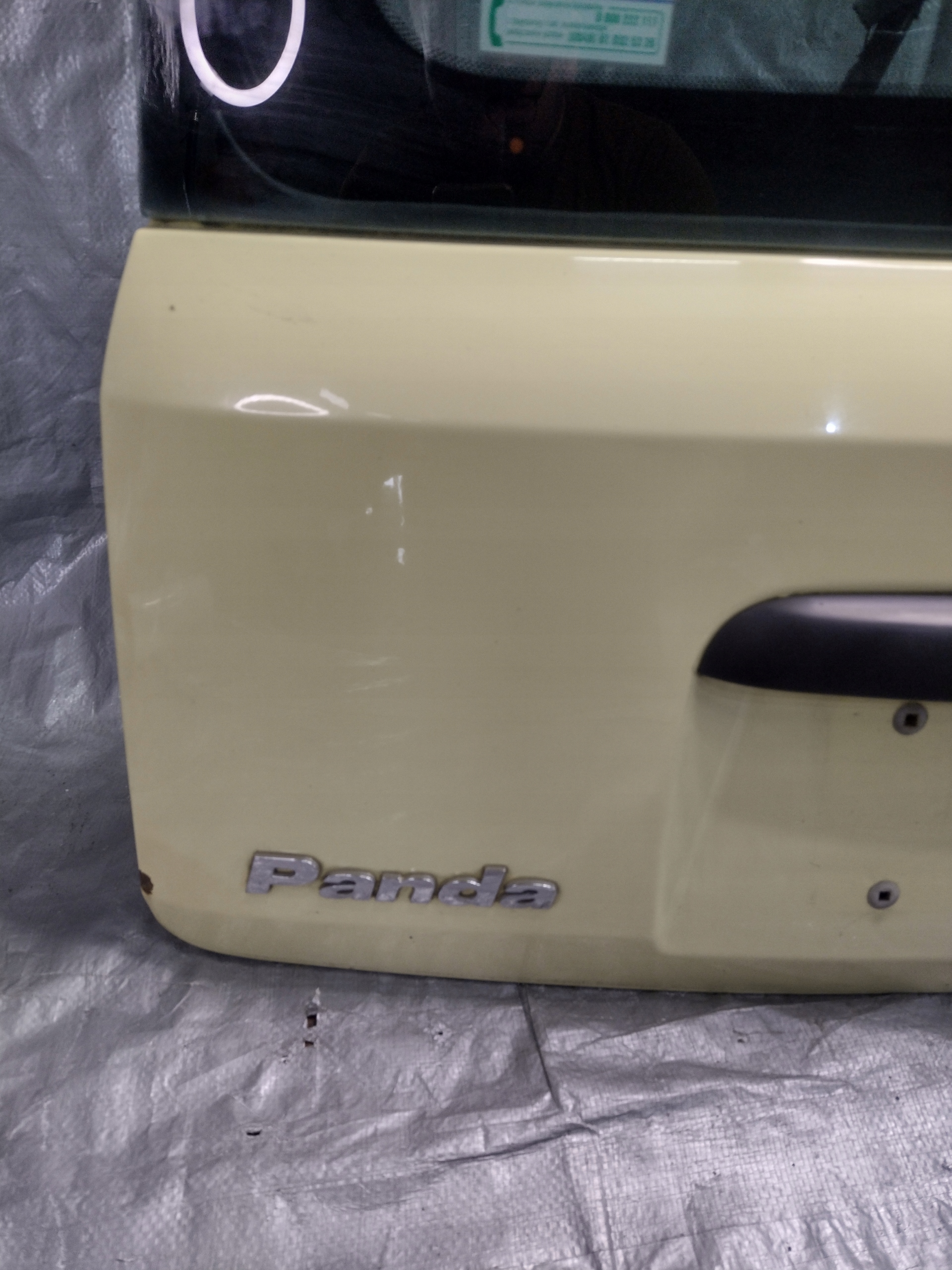 trunk door boot FIAT PANDA II 541/A GIALLO VANILLA