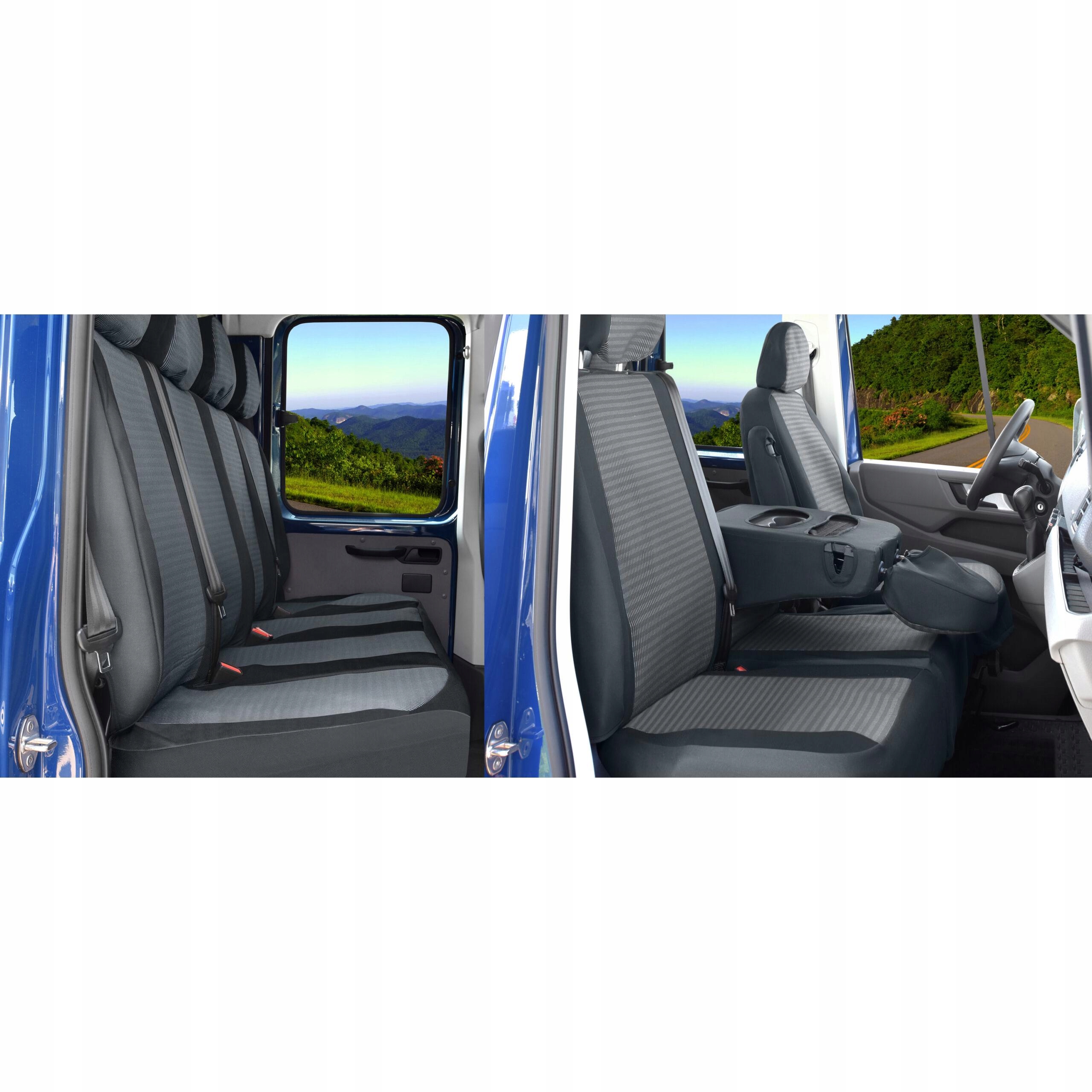 Pokrowiec na siedzenie Lux dla Volkswagen Crafter od 2017 7 miejsc