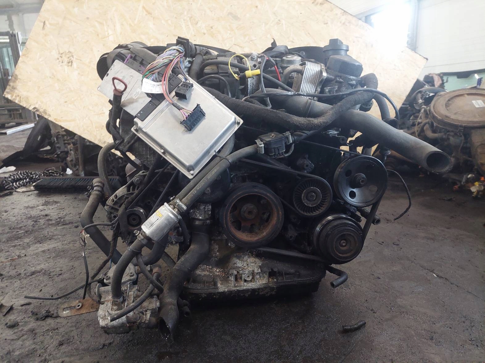 engine petrol complete + gearbox MERCEDES W210 E240 112914 722696