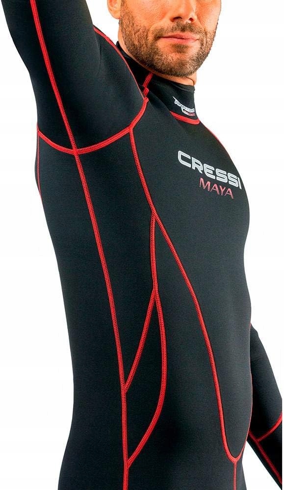 PIANKA PŁYWACKA JEDNOCZĘŚCIOWA 2,5mm MĘSKA CRESSI DIVER MAN MONOPIECE r. XL Kolor dominujący czarny