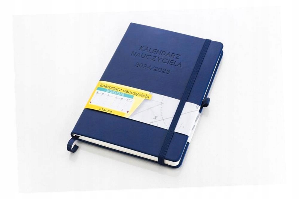 KALENDARZ 2024/2025 A5 NAUCZYCIELA TDW GRANATOWY RYSZARD ANTRA POLUBIEC