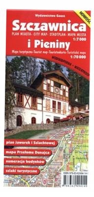 Szczawnica. Plan Miasta 1:7 000 I Pieniny. Mapa