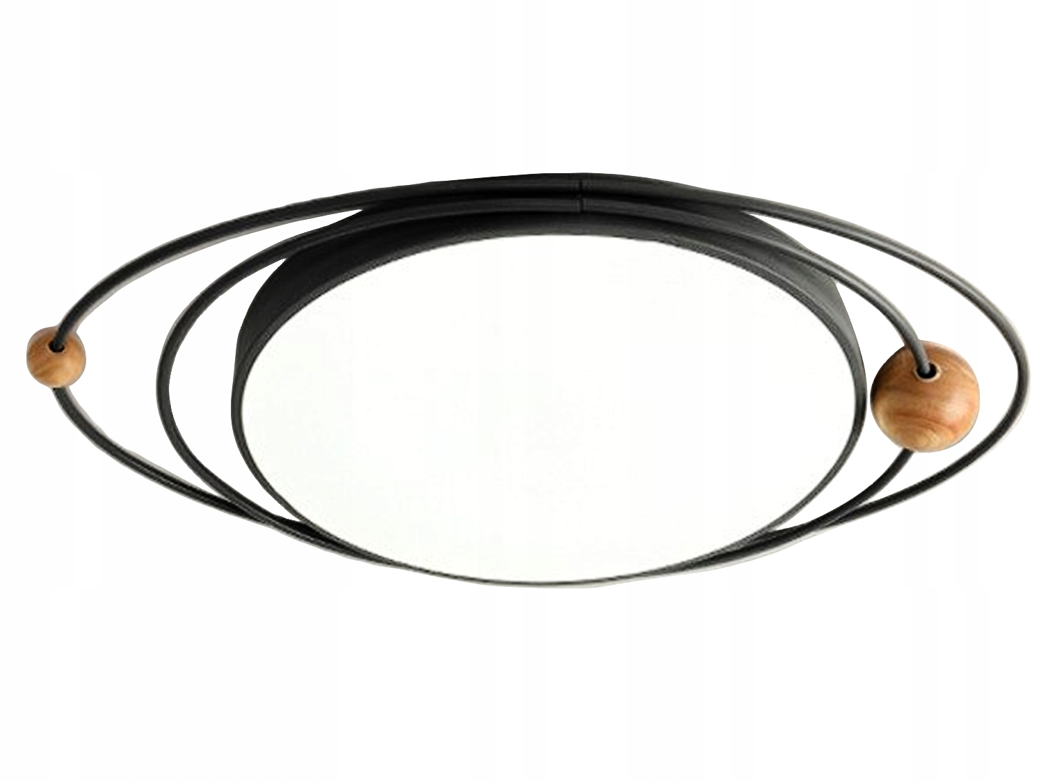 Lampa Plafon Galaxy Czarny Sufitowa Żyrandol Loft