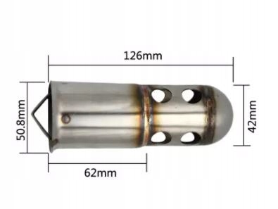 

Db Killer Wydechu 51mm Tłumika Wkład Wyciszenie