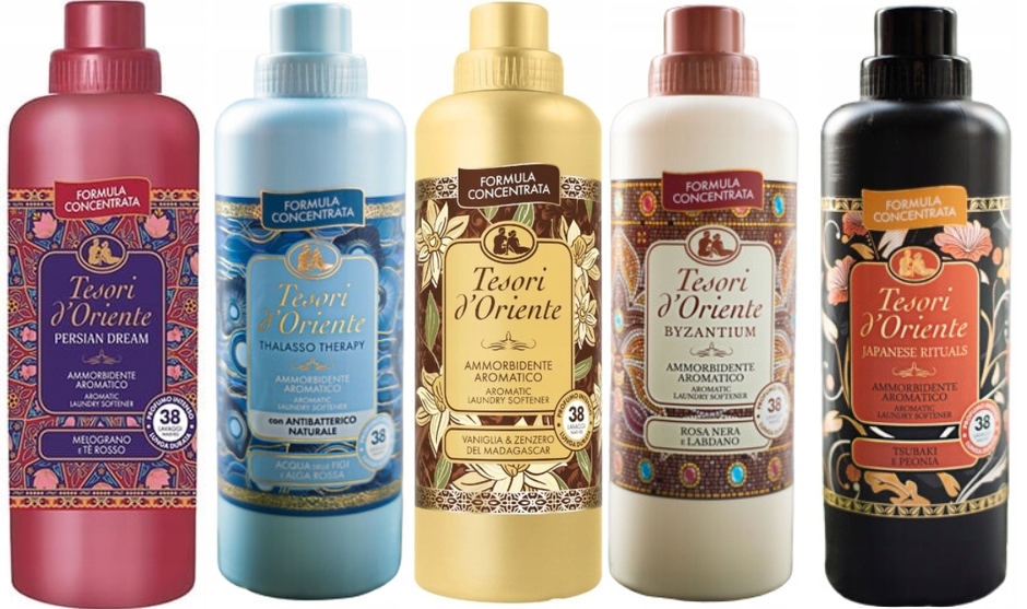 Levně Tesori d'Oriente Sada 5 italských tekutá aviváž 760 ml Ptvbj