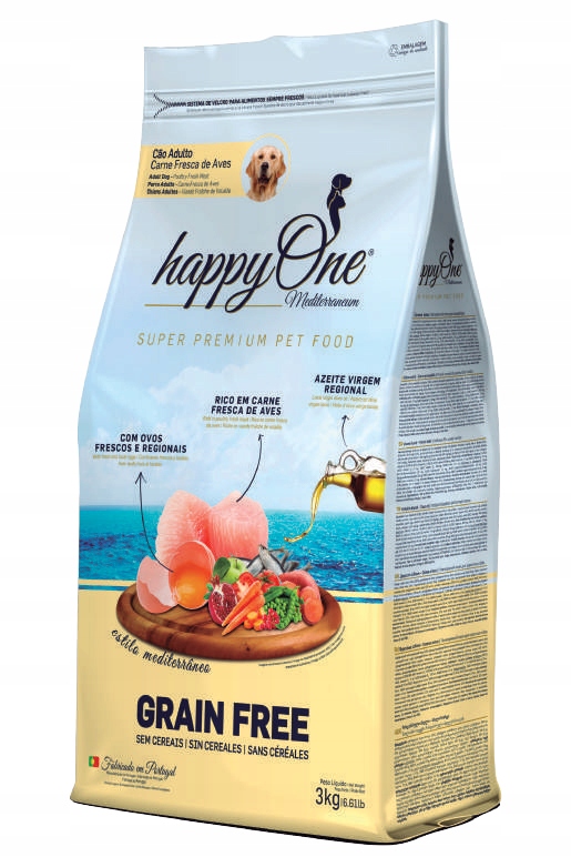 HappyOne Grain-Free Mediterraneum Adult pro dospělé psy Premium